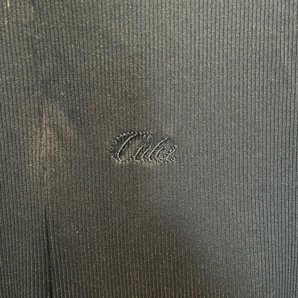 Cider Black Long-Sleeve V-Neck Ribbed Bodysuit - Picture 5 of 6